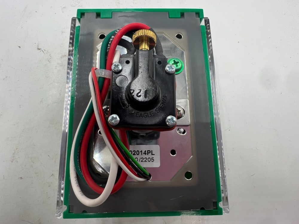 STI SS2128XT-EN Stopper Station Pneumatic Adj. Time w/ Shield EXIT Green