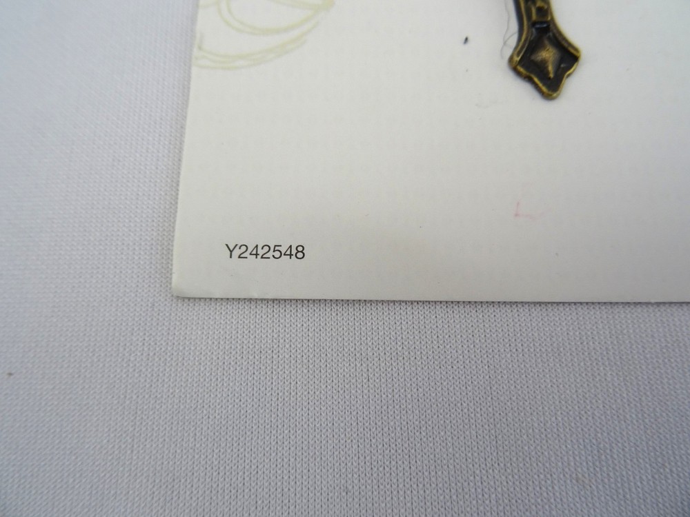 Catholic Rosary Beads St Therese Red Plastic Beads Vintage Necklace on card