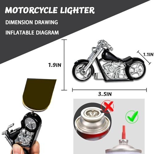 Funny Mini Car Lighter Torch - Refillable Windproof Lighter for Men, Unique #7