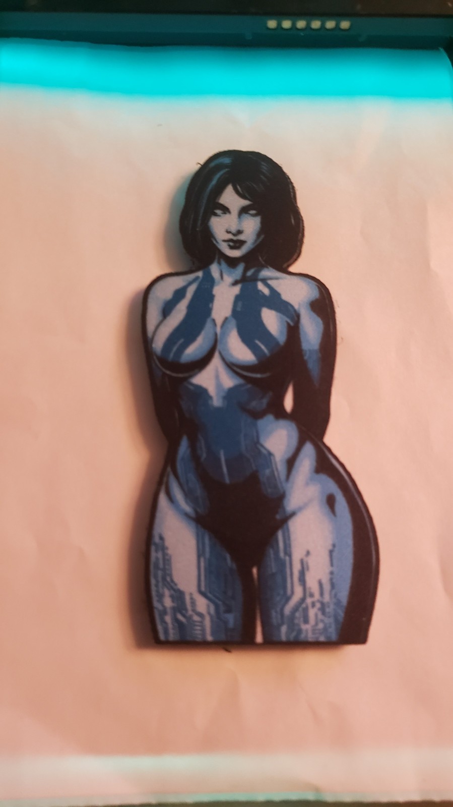 Cortana Pinup Patch Not White Phosphor OTX Nation QILO Fog TF TFD