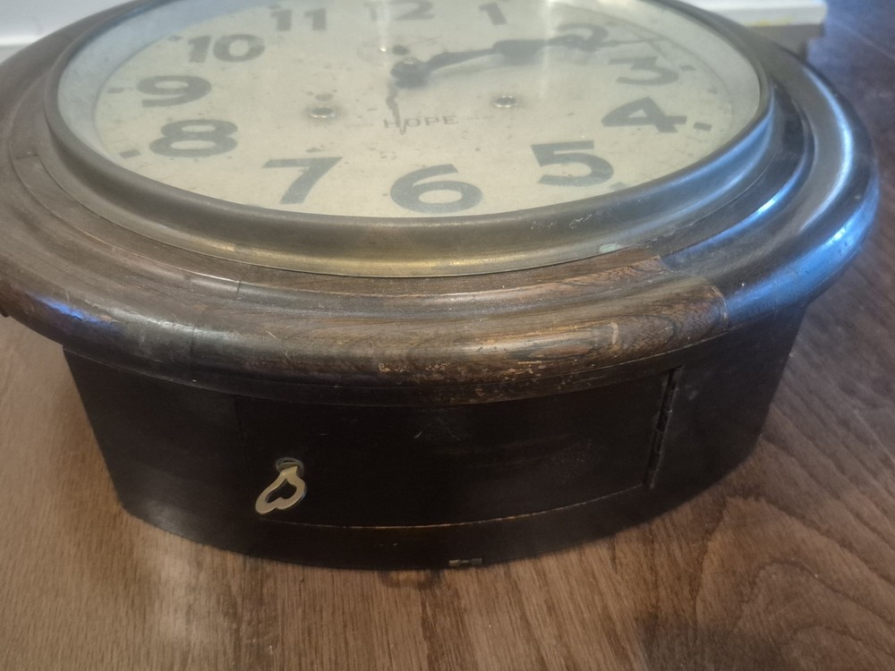 Oak Gallery Clock-Time & Strike- HOPE, American