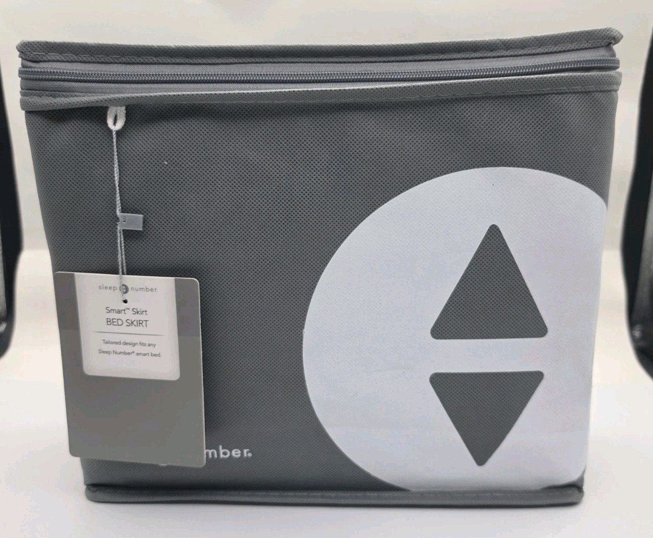 NWT Sleep Number Smart Skirt Bed Skirt KING Nickel (Grey) 14.5" Drop - 425585