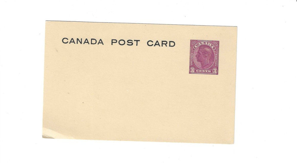 CANADA Mint Post Card - 3 cents