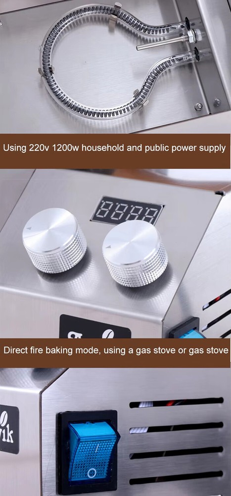 Electric Small Home Coffee Roaster Electrical Heating Coffee Roasting Machine
