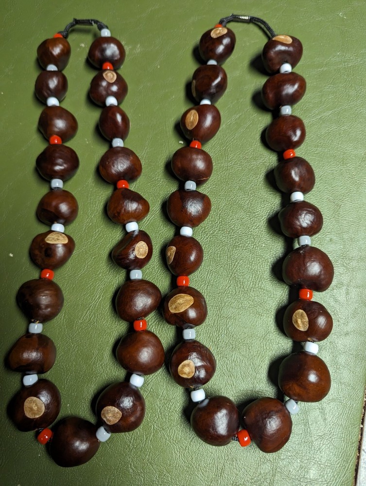 Ohio State Buckeye necklace