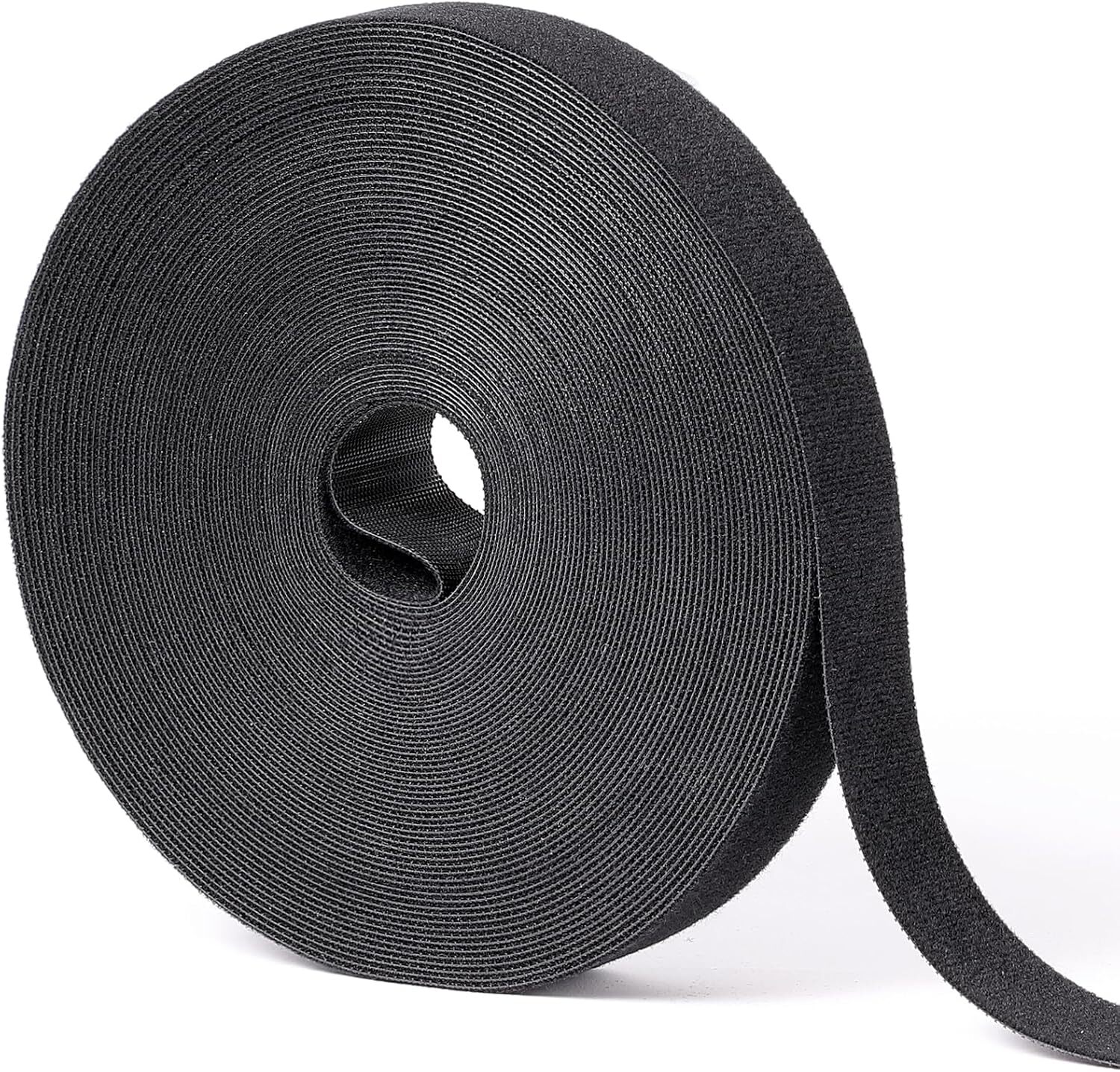 1 in X 60 Ft Hook and Loop Roll | Double-Sided Strips, Self-Gripping Straps | Re