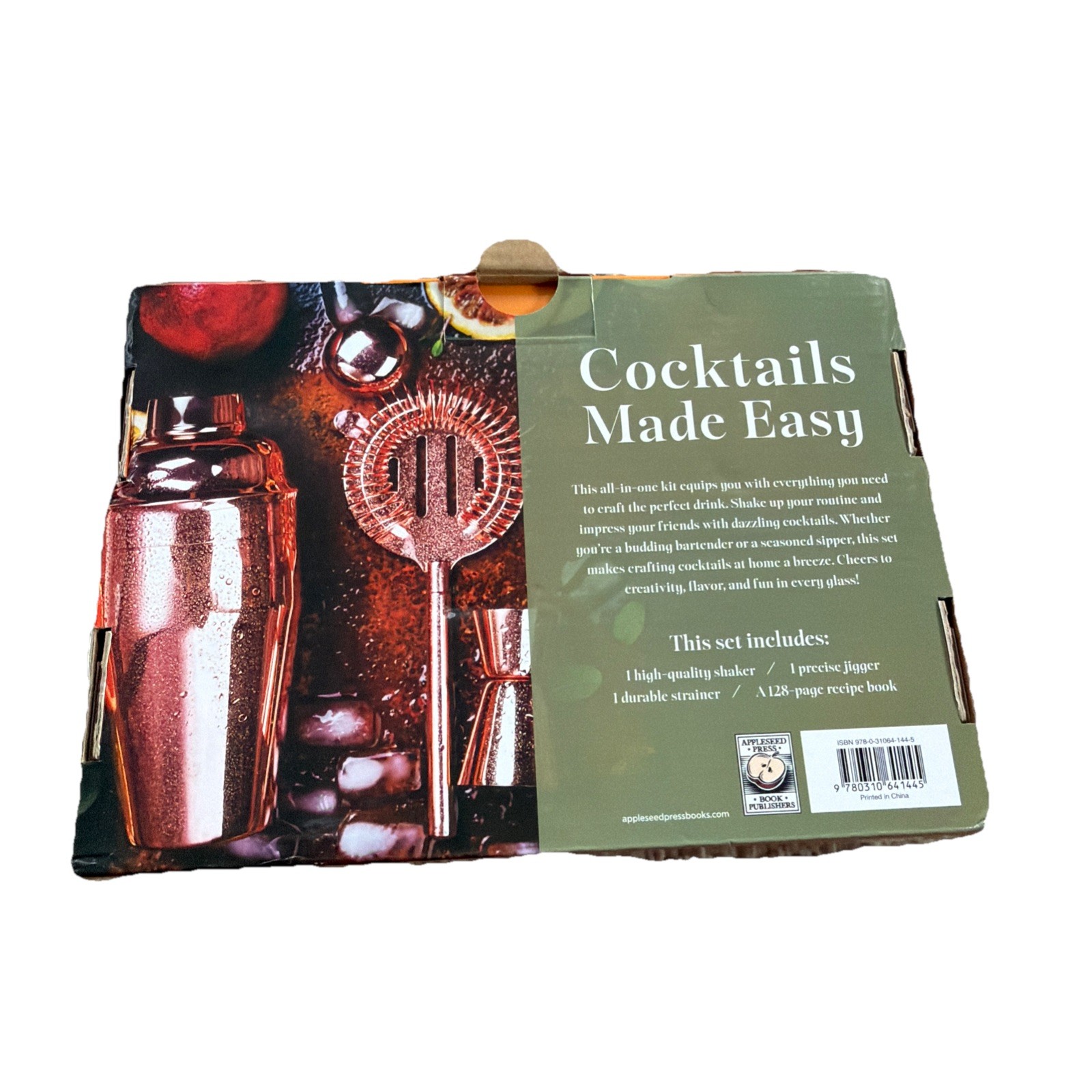 Craft Cocktail Kit with Shaker and Strainer/Jigger/ the home mixologist recipe