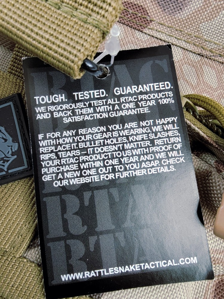 Rattlesnake Tactical RTAC Desert Python Med Backpack w/ Pistol Retention System