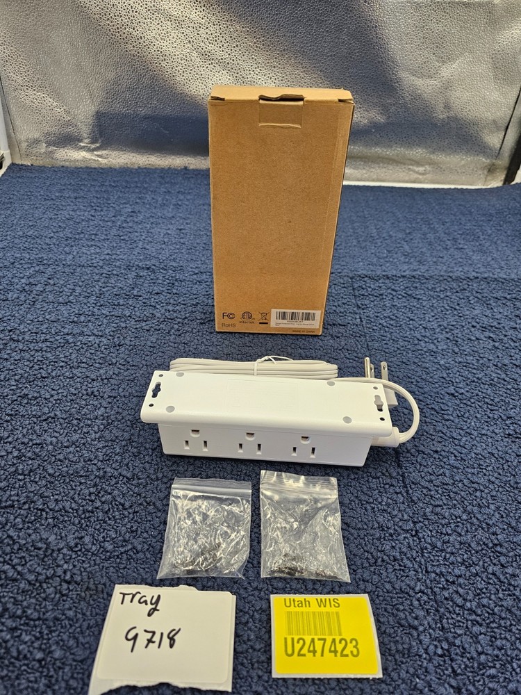 Mifaso Surge Protector Power Plug Multi-Outlets For Home White