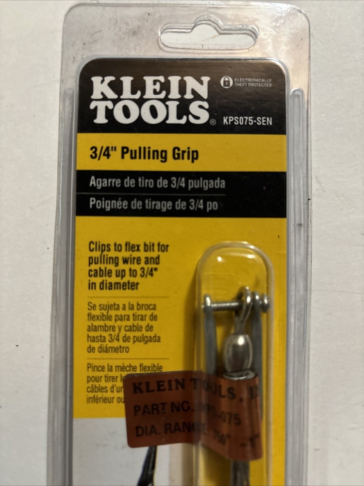 Klein Tools Wire Pulling Grip KPS075-SEN 3/4”
