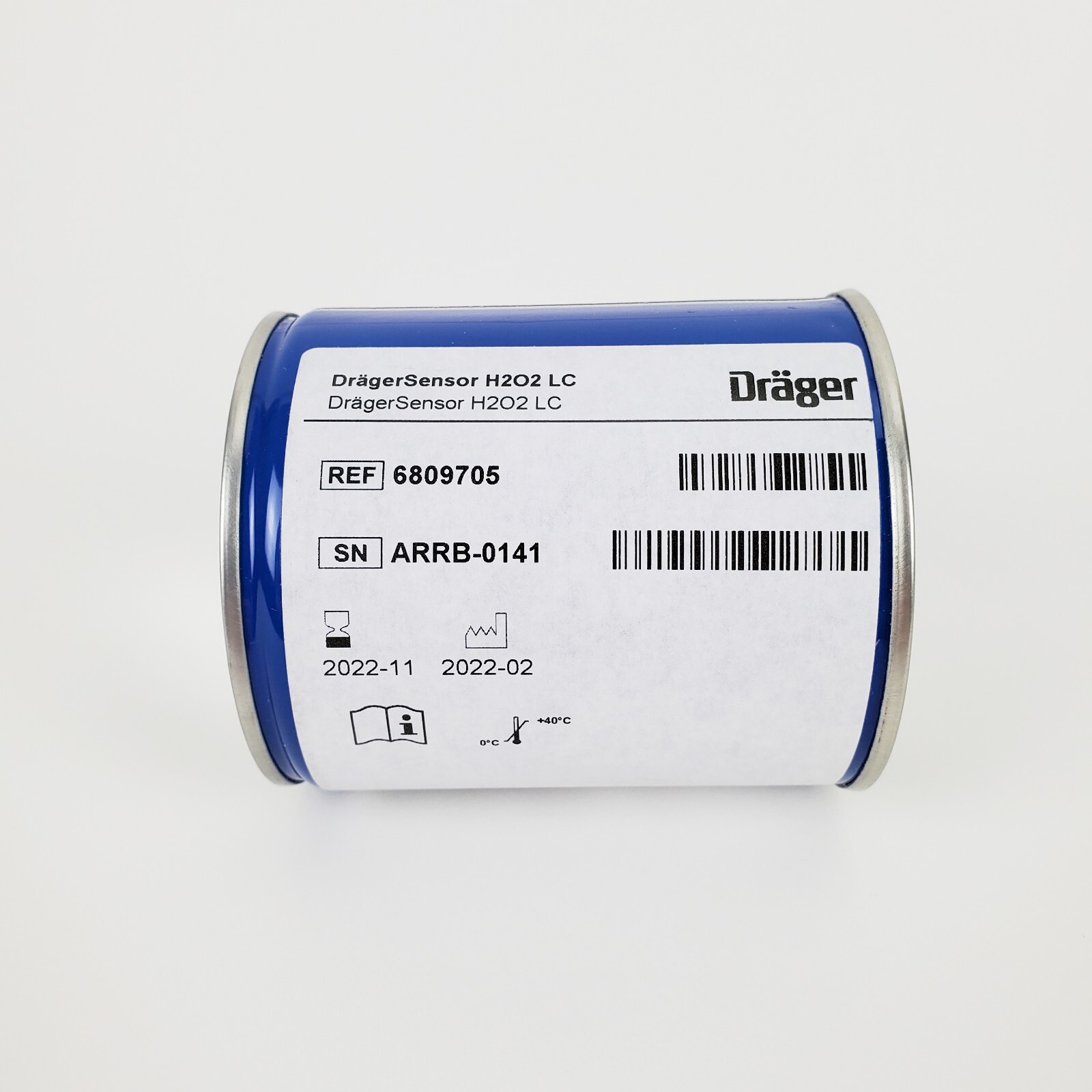 Drager 6809705 H2O2 LC Hydrogen Peroxide Sensor, New Sealed!