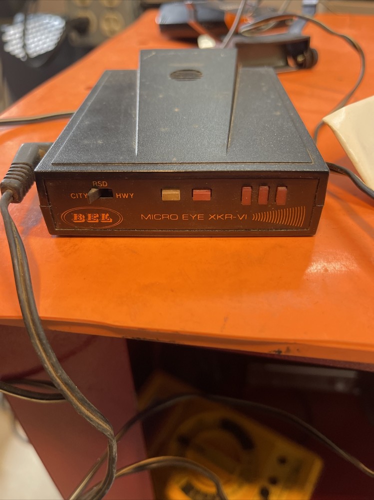 Beltronics BEL Micro Eye XKR-VI & Cobra Stealth Radar Detector Untested