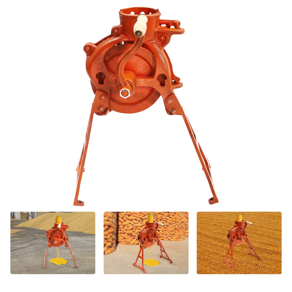 Manual Corn Thresher with Ergonomic Handle for Easy Corn Shelling