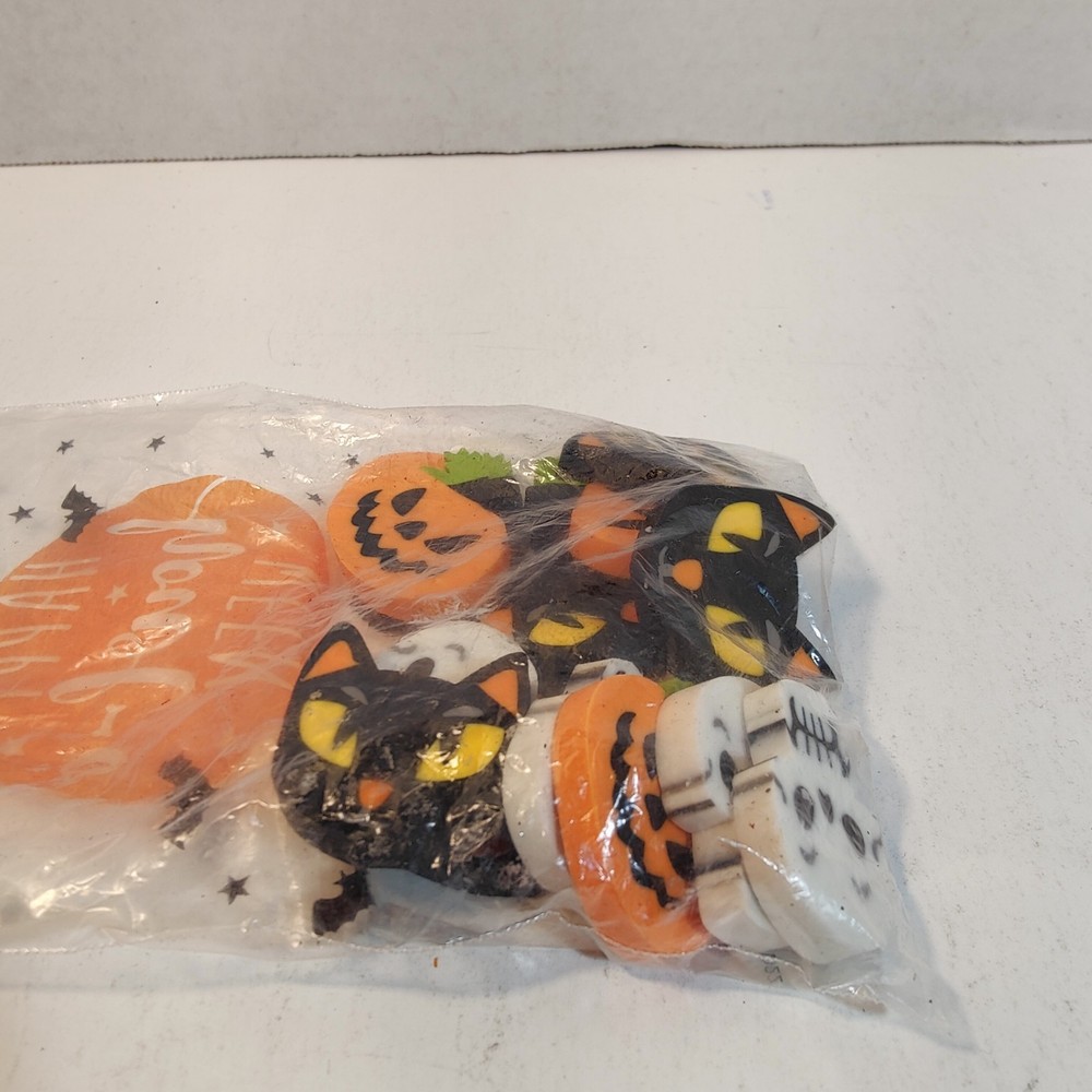 Various Halloween Erasers.