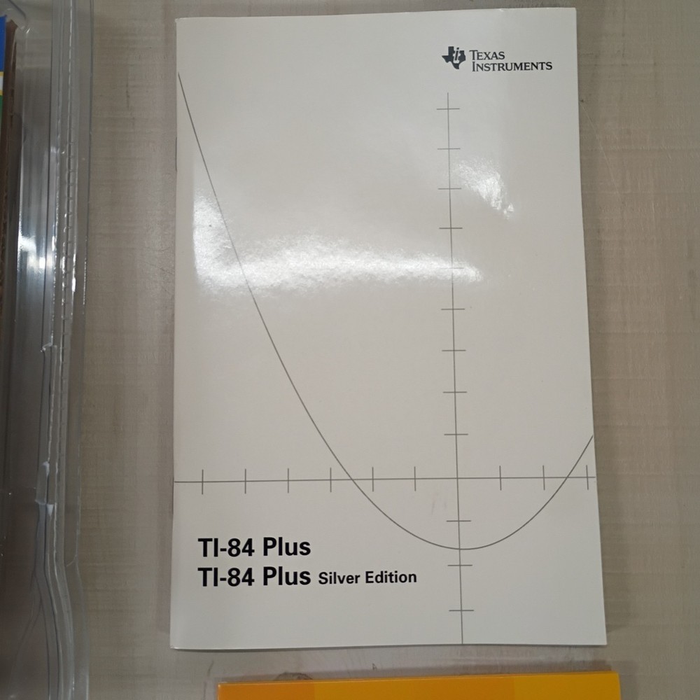 Texas Instruments TI-84 Plus Silver Edition Graphing Calculator TESTED Complete