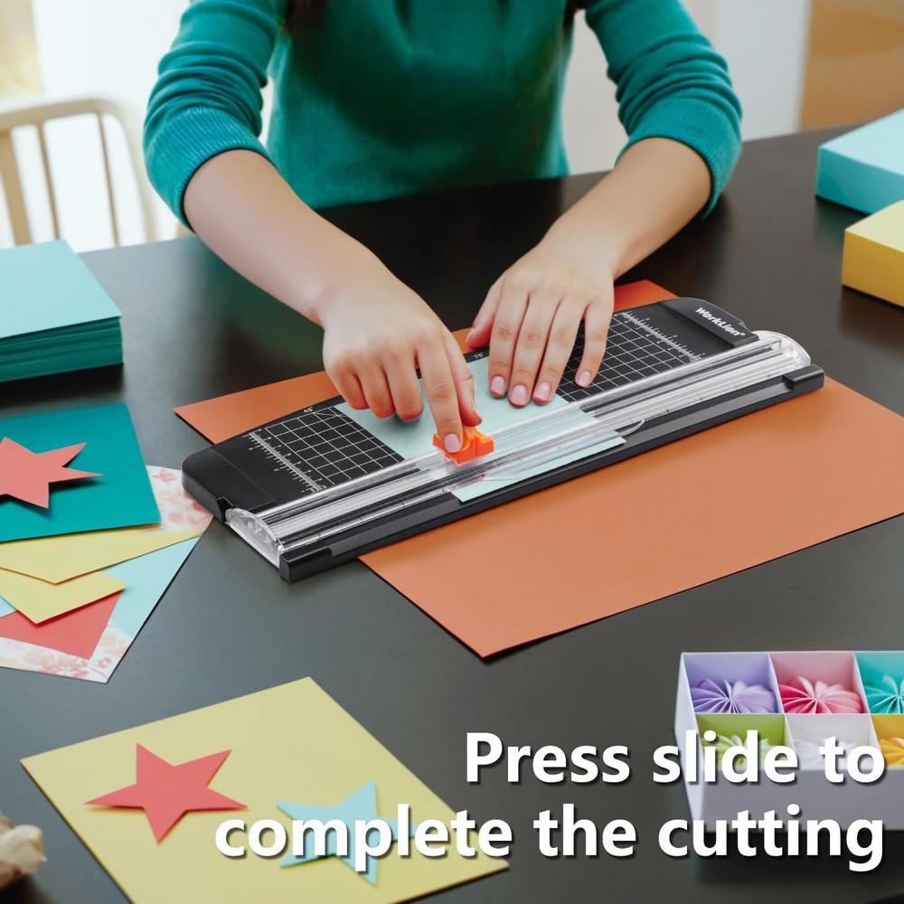 Durable Lightweight Paper Trimmer for Labels & Projects - A4 Cutting Board