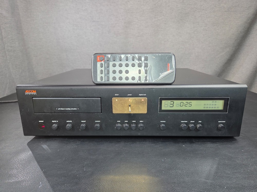 ADCOM GCD-750 CD Player/DAC w/ Remote VIDEO DEMO! 🎥📺✅