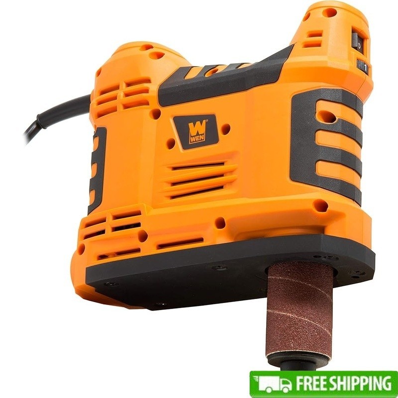 Portable Handheld Spindle Sander 5Amp Electric Variable Speed 4 Spindle Sizes US