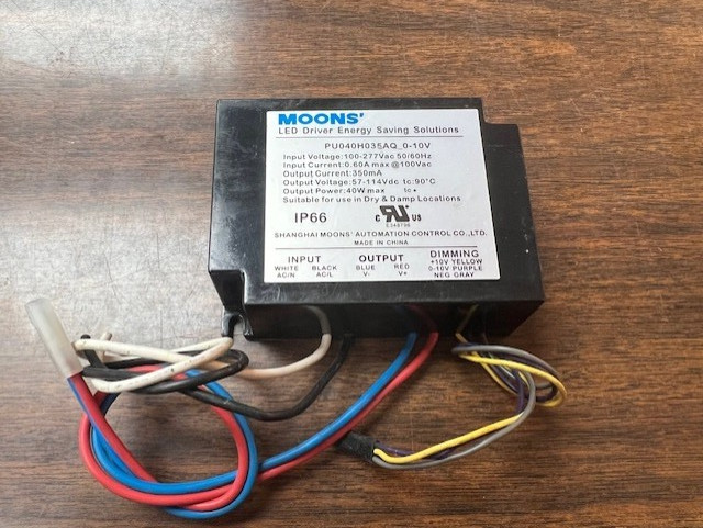 Moons PU040H035AQ_0-10v constant current LED driver