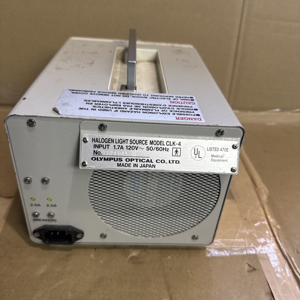 Olympus CLK-4 Universal Endoscope Air Halogen Light Source Adjustable Intensity