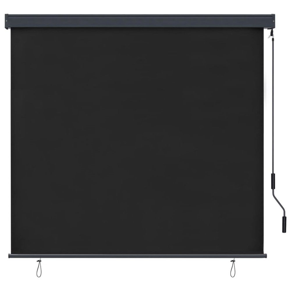 Roller Shade Anthracite Polyester 63.0 x 98.4 in Retractable