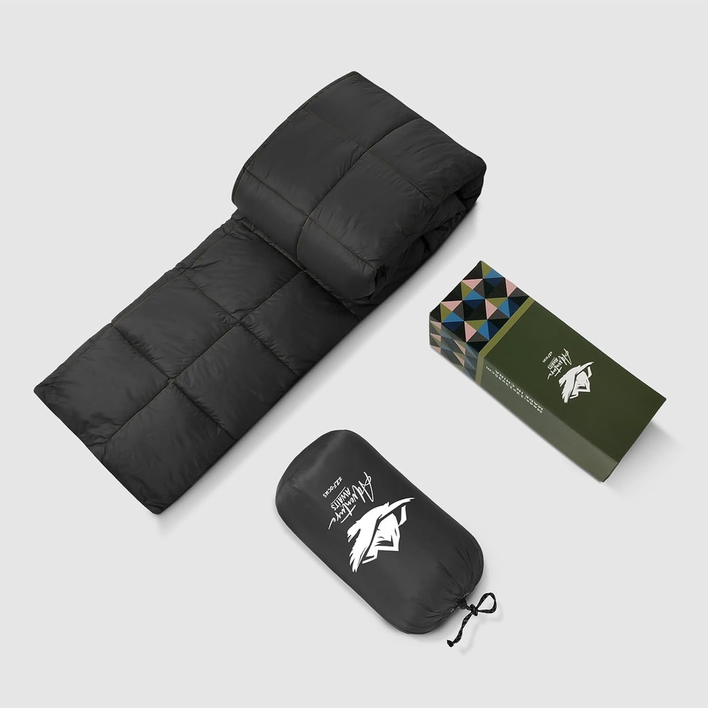 Camping Blanket,Lightweight Puffy Blanket Packable down Alternative Throw Blanke