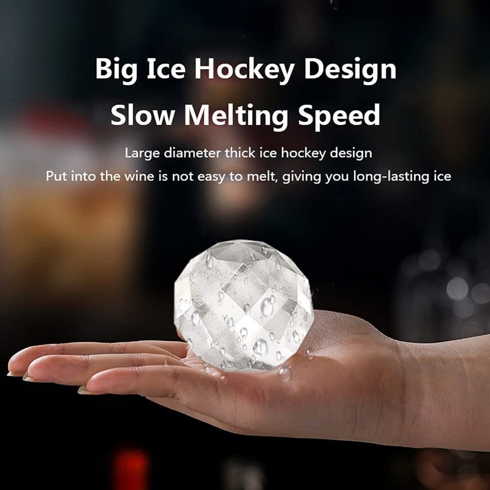 4 Grid Large Ice Ball Mold Cube One Tray- B6