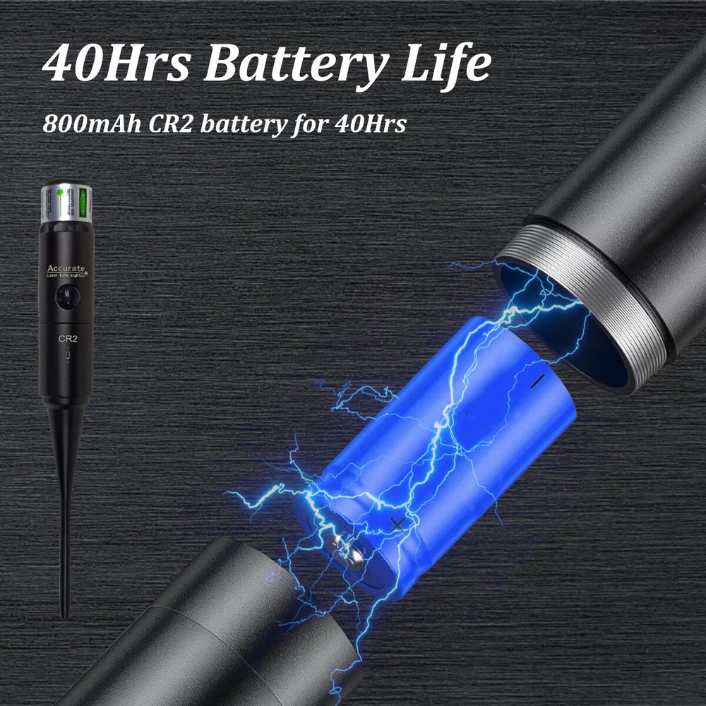 Professional Green Laser Bore Sight Kit Multiple Caliber Upgraded Bore Sighter