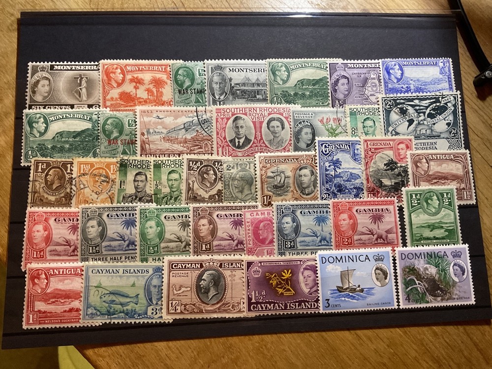 Commonwealth mixed mounted mint or used stamps  B2377