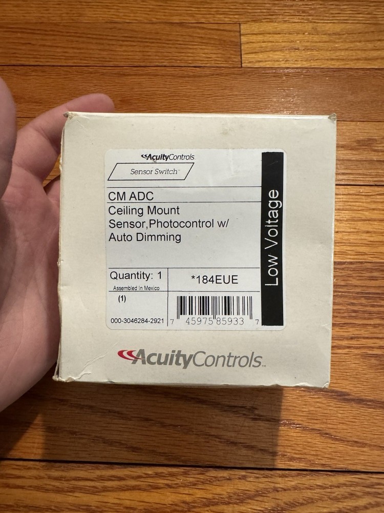 Acuity Controls Sensor Switch CMR ADC Ceiling Photocontrol Auto Dimming 184EUE