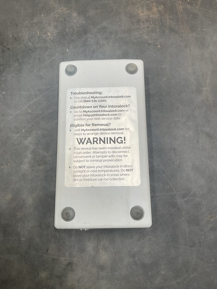 INTOXALOCK IGNITION INTERLOCK HAND HELD BREATHALYZER UNIT DEVICE ONLY