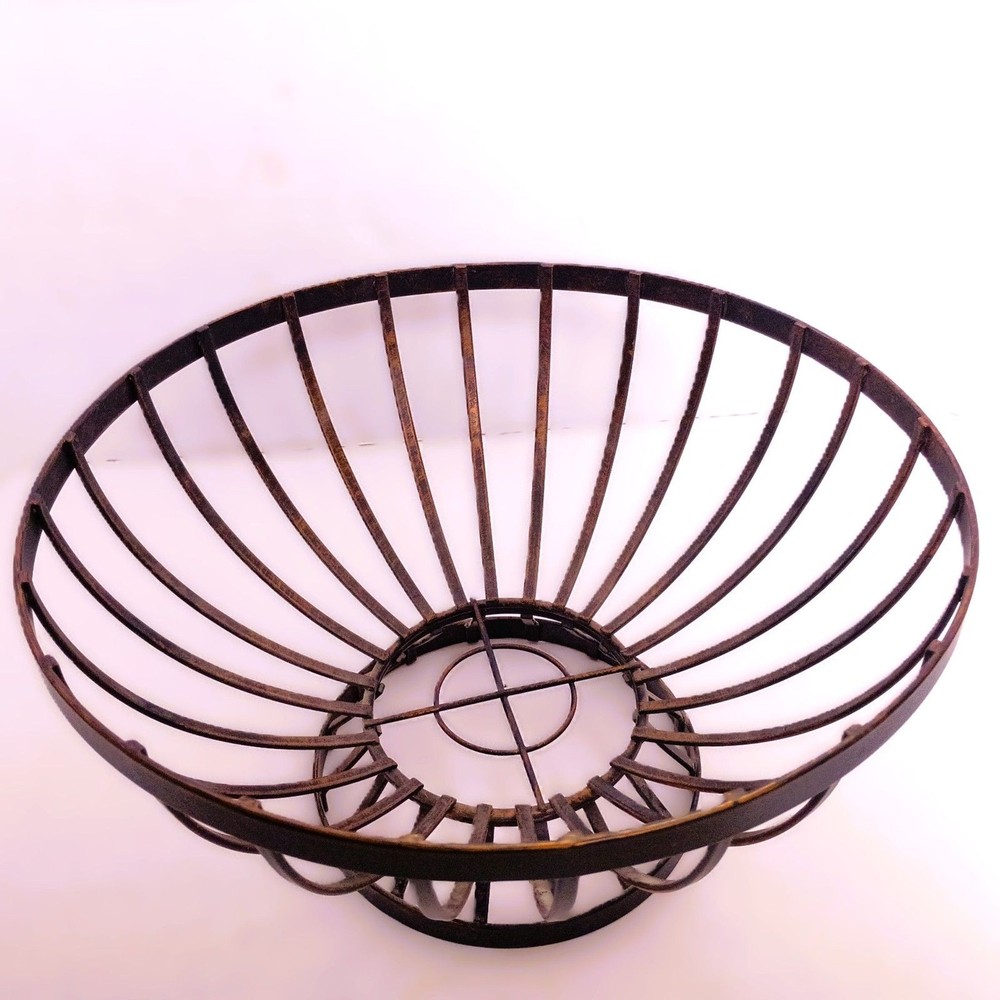 Home Basics Heavy Weight Bronze Fruit Basket Bowl