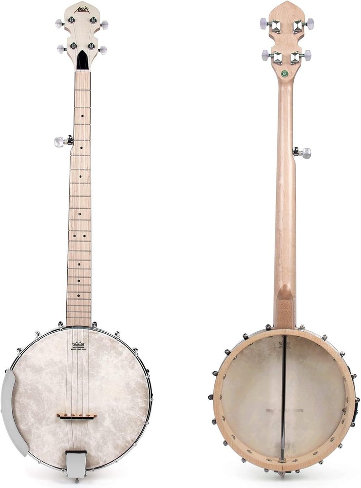 Complete 5-String Banjo Kit - Maple Construction, Remo Head & Tuner Included