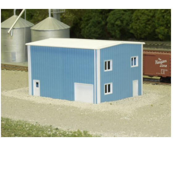 Modern Yard Office Kit N Scale Layout Diorama Pikestuff 8001
