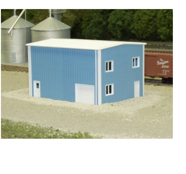 Modern Yard Office Kit N Scale Layout Diorama Pikestuff 8001