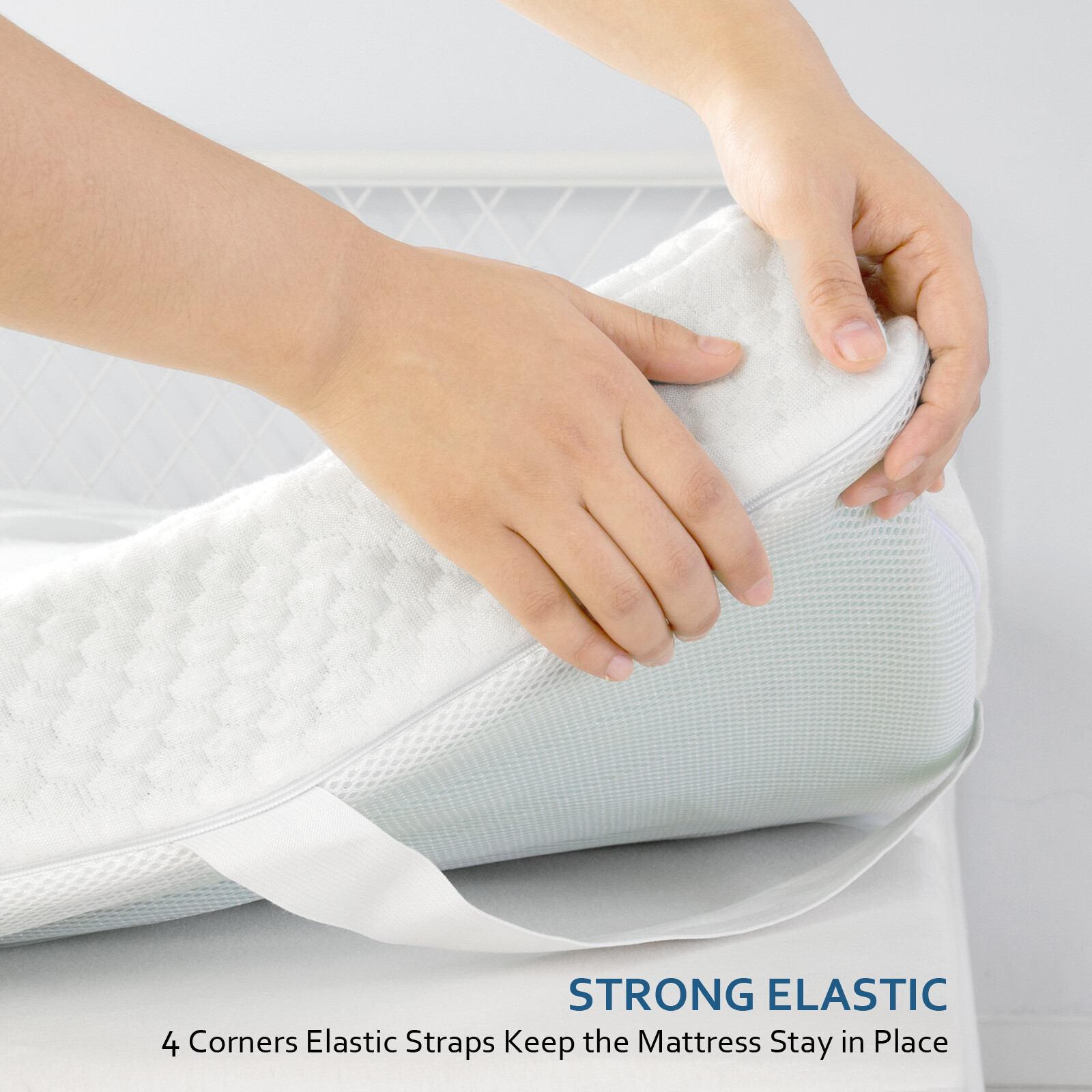 Premium Bamboo Mattress Protector Breathable Mattress Topper Cover All Size