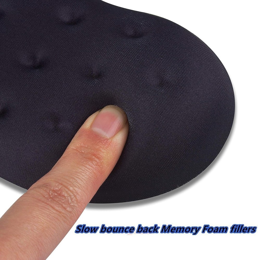 BRILA Ergonomic Memory Foam Mouse Wrist Rest Support Pad Cushion for Computer...