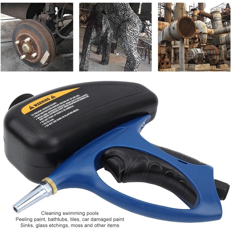 Abrasive Soda Blasting Machine Multi-media Air Blaster Cleaning Projects New