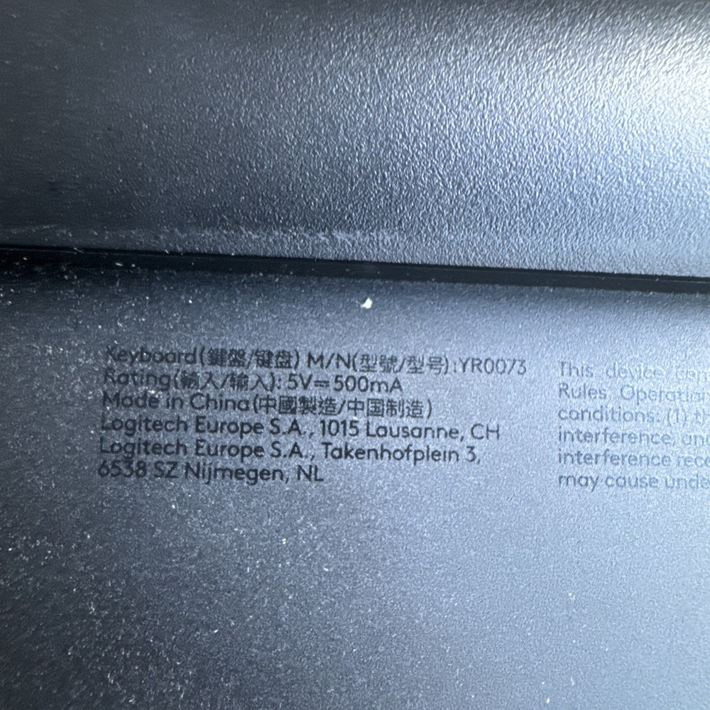 Logitech MX Keys S Keyboard ~ Replacement Key & Switch Part ~ Black