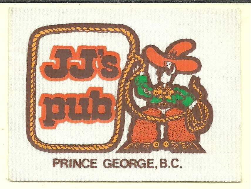 JJ's Pub (Prince George, B.C.) Souvenir Patch