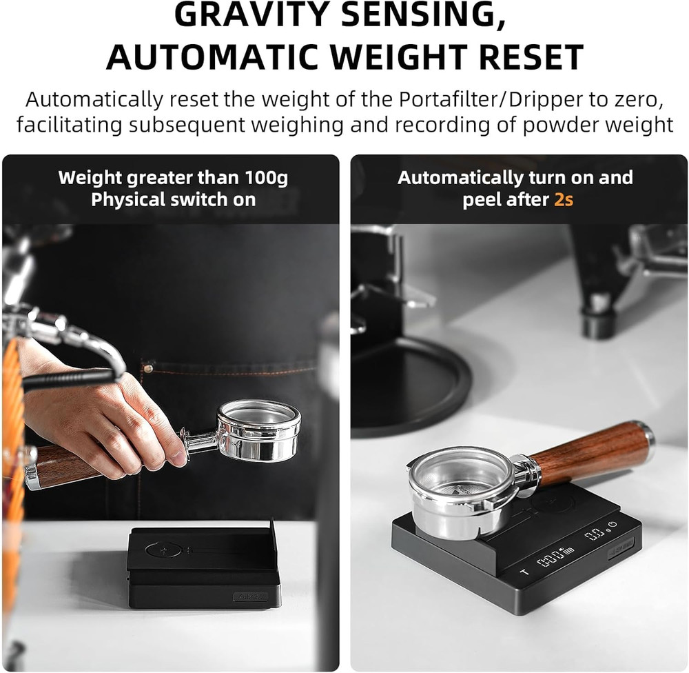 Espresso Tamper & Mini Scale Set for Perfect Coffee Shots