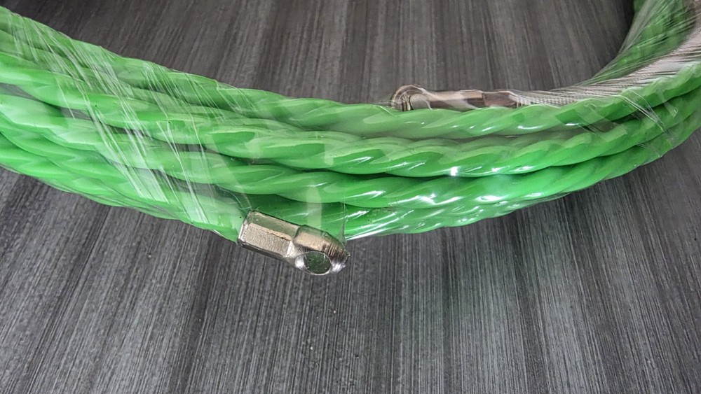 15m Fishing Tape Electrical Wire Threader Wire Puller for Pulling Wire Line,D4.5