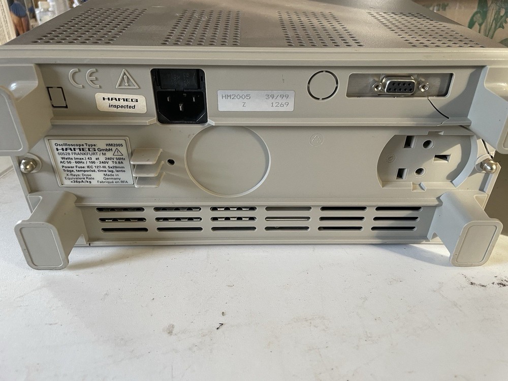 (2) Hameg Instruments Analog Oscilloscope HM 2005 HM2005