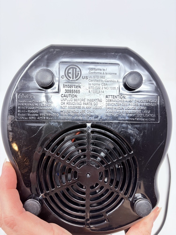 Working Oster Oskar Replacement Motor Base Unit Only FPSTFP4050 Food Processor