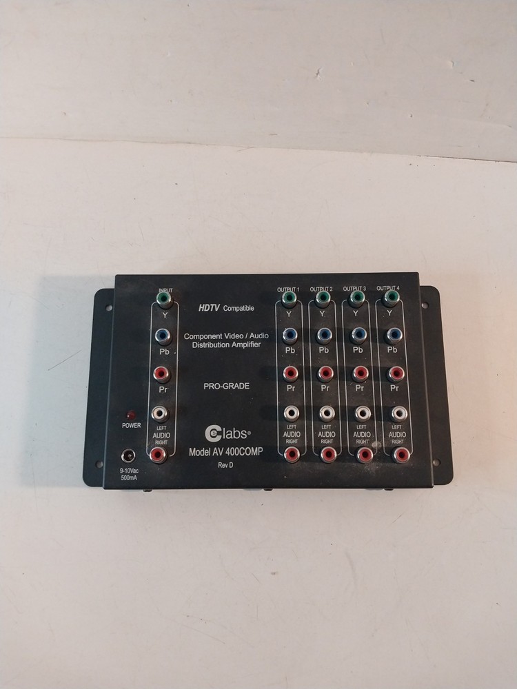 CE Labs Model AV 400COMP High Performance Audio & Video Distribution Amplifier