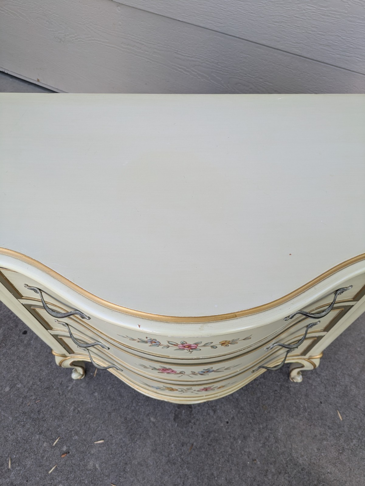 Vintage Drexel Touraine French Provincial Bachelor Dresser Chest of 3 Drawers