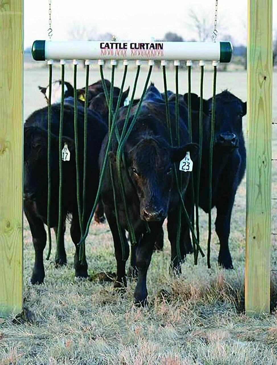 Cattle Curtain Cattle Oiler Rub Insecticide Applicator 48 Inch 4 Gallon USA