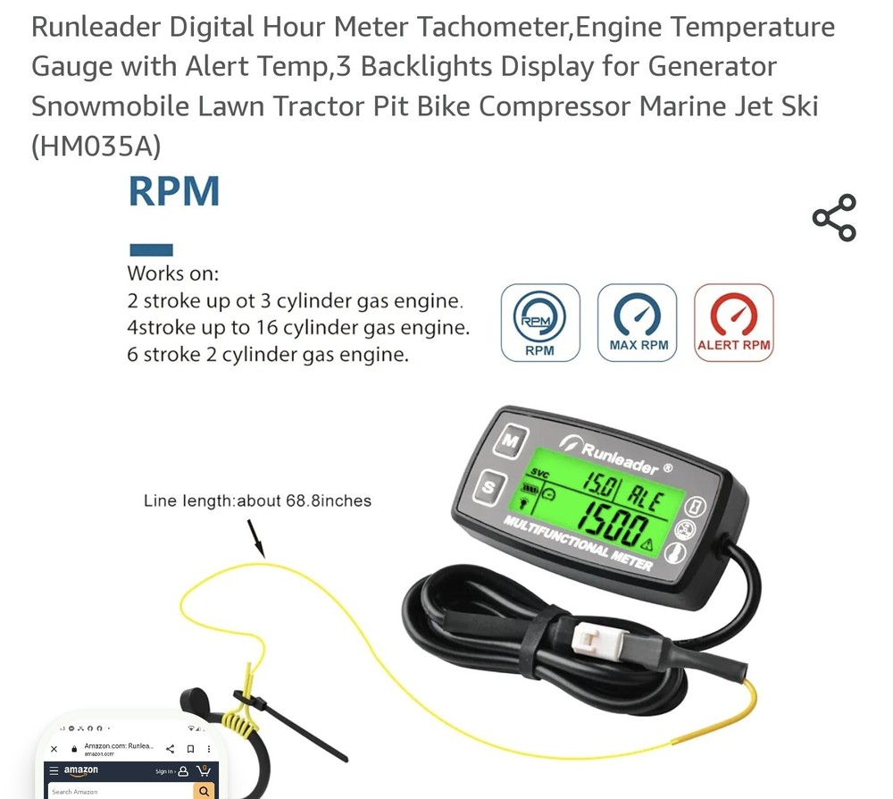 Runleader Multifunctional Meter