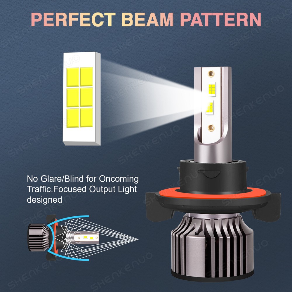 FOR 2022 Ski Doo Gen4 Gen 2PCS LED Headlight UPGRADE Conversion Kit Plug & Play