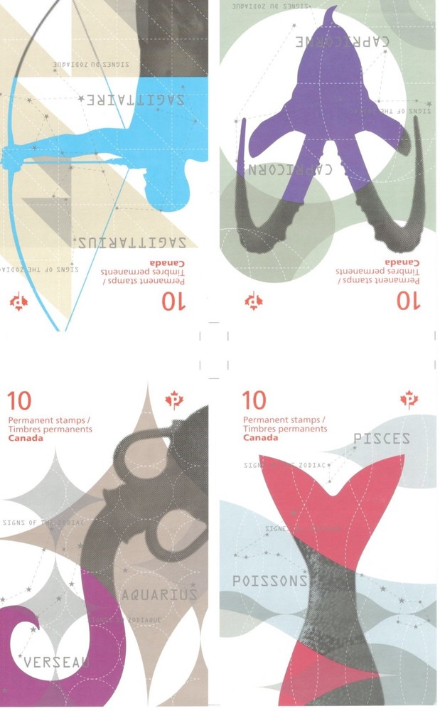 Canada 2013 Zodiac Booklet Unitrade # 2460b MNH VF.